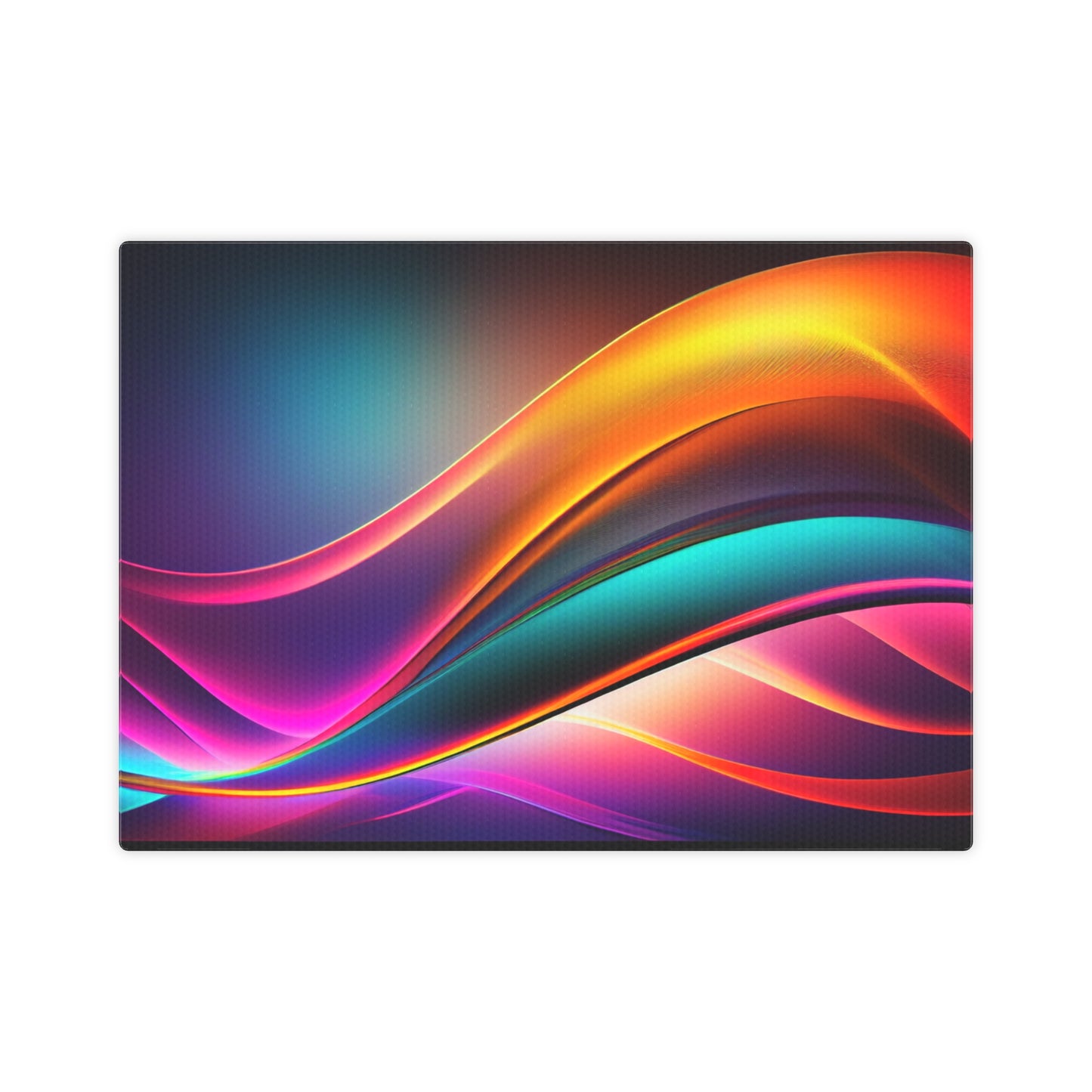 canvas colorful wave