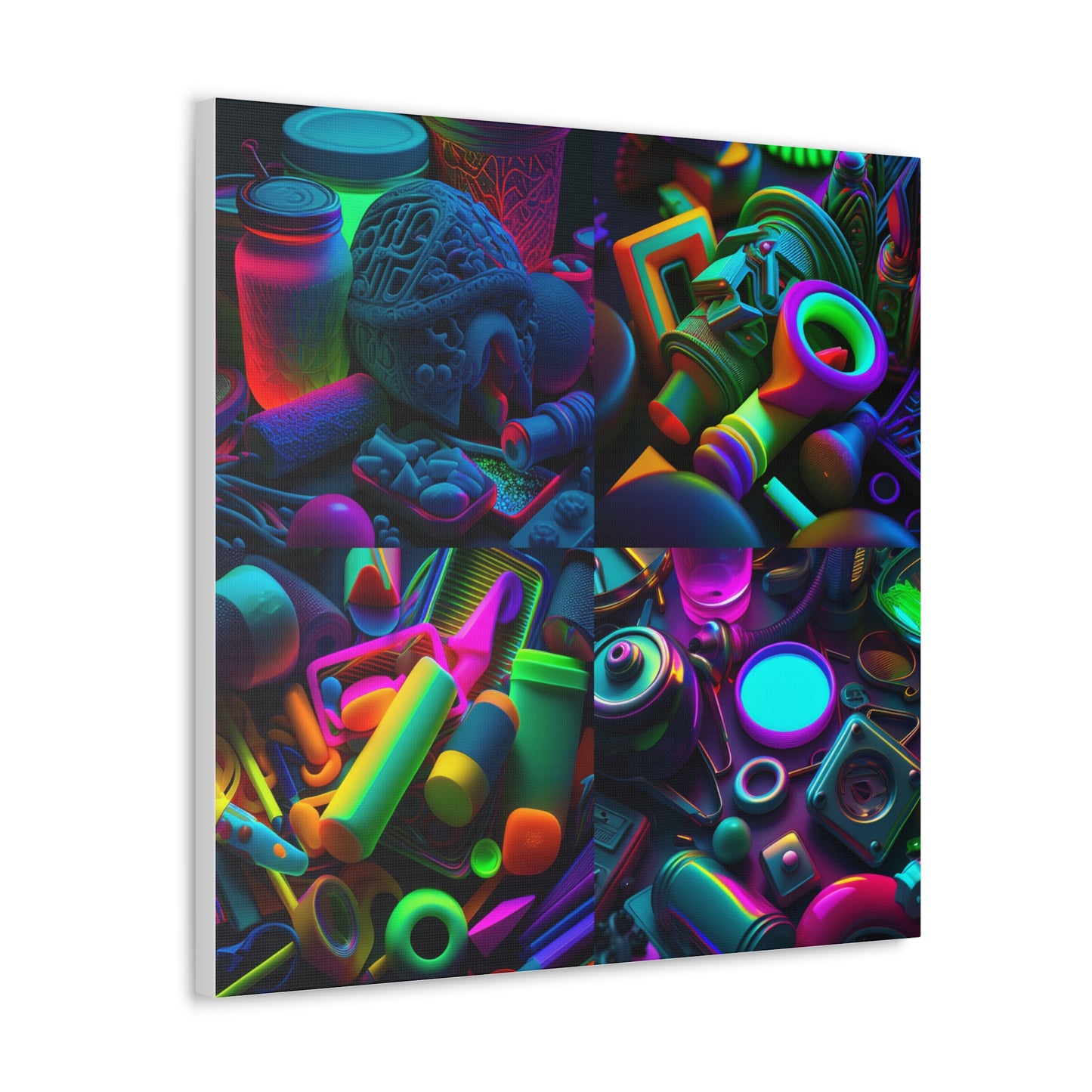 Canvas Gallery Wraps Neon Glow