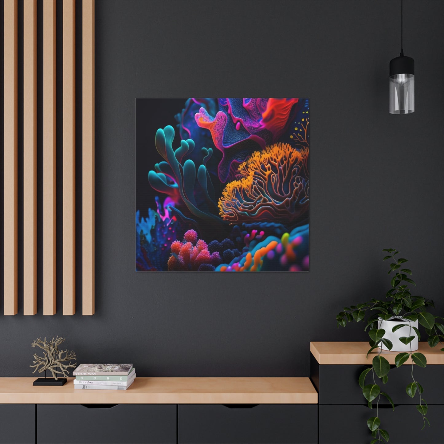Canvas Gallery Wraps Macro Coral Reef 2