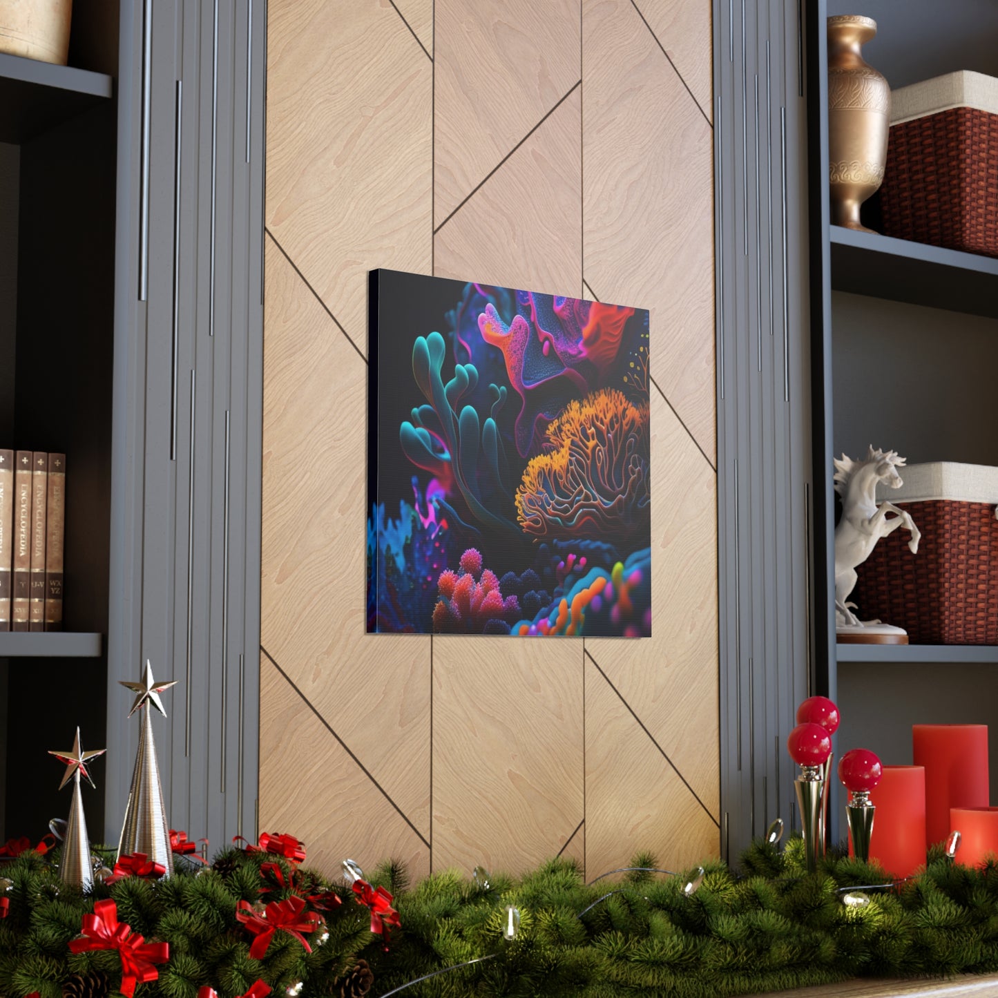 Canvas Gallery Wraps Macro Coral Reef 2