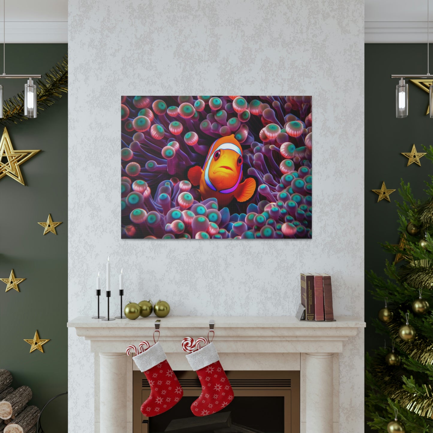 Canvas Gallery Wraps Clown Fish 4