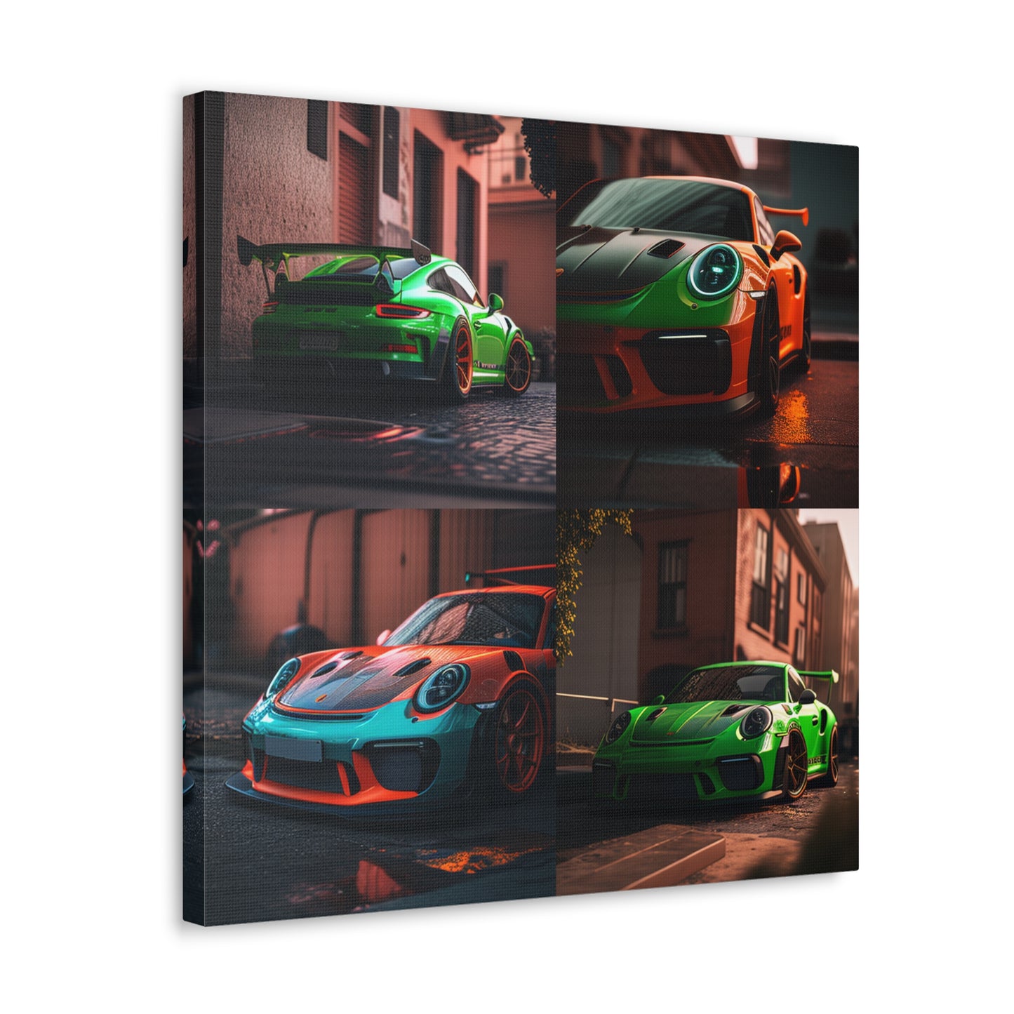 Canvas Gallery Wraps Porsche 911 gt3 4 pack