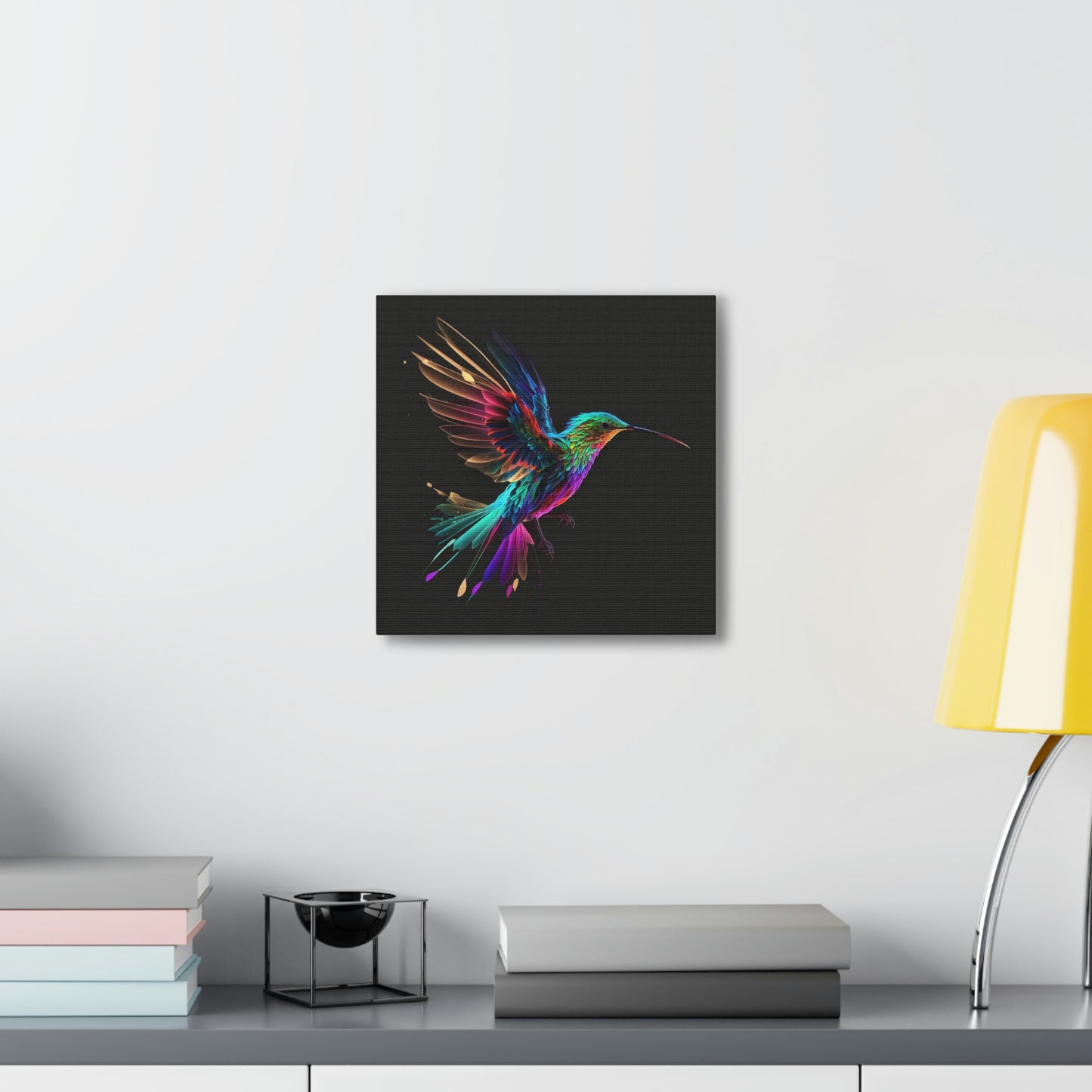 Hummingbird florescent glow