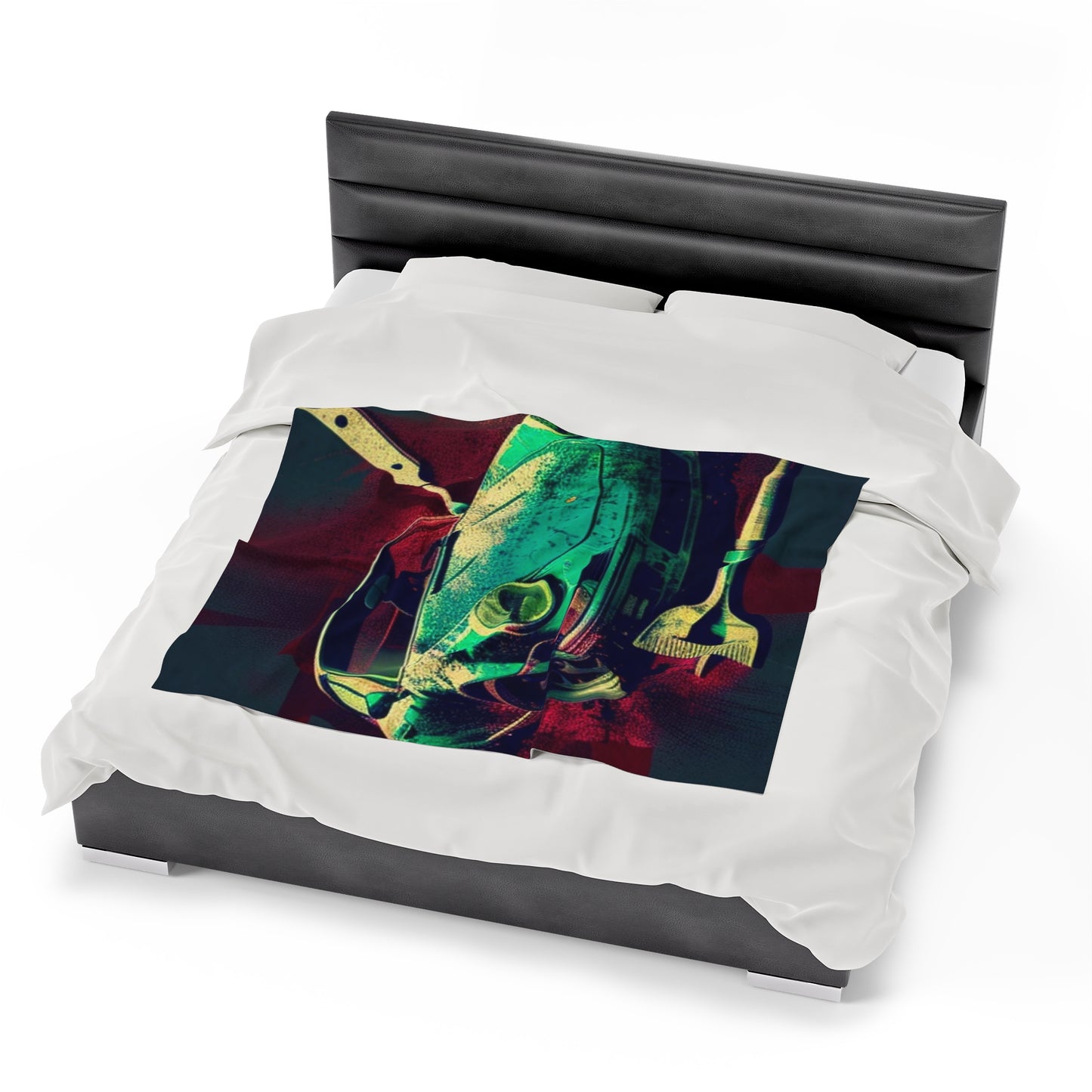 Velveteen Plush Blanket Porsche Abstract 4