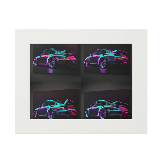 Fine Art Prints (Passepartout Paper Frame) Porsche Purple 5