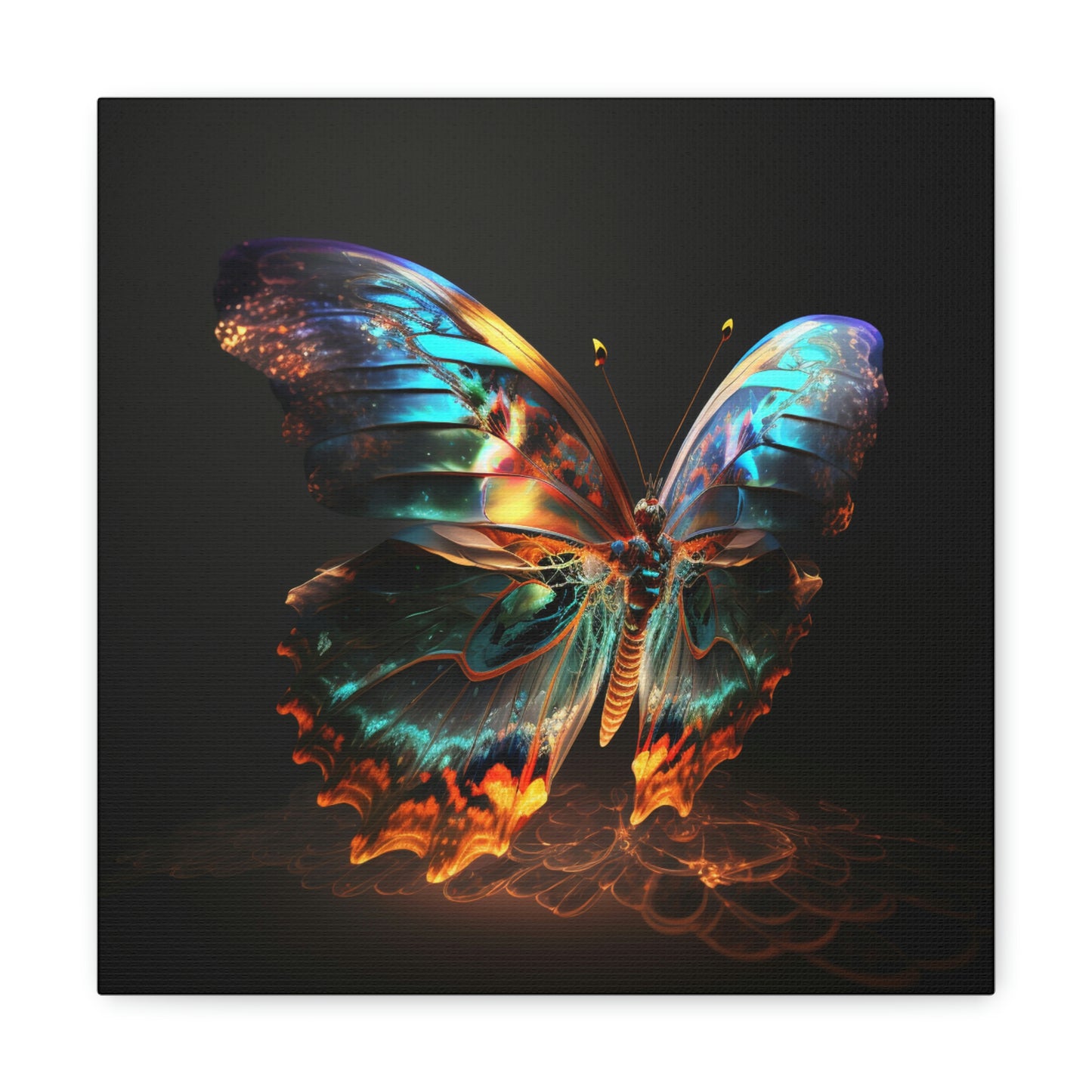 Butterfly florescent glow