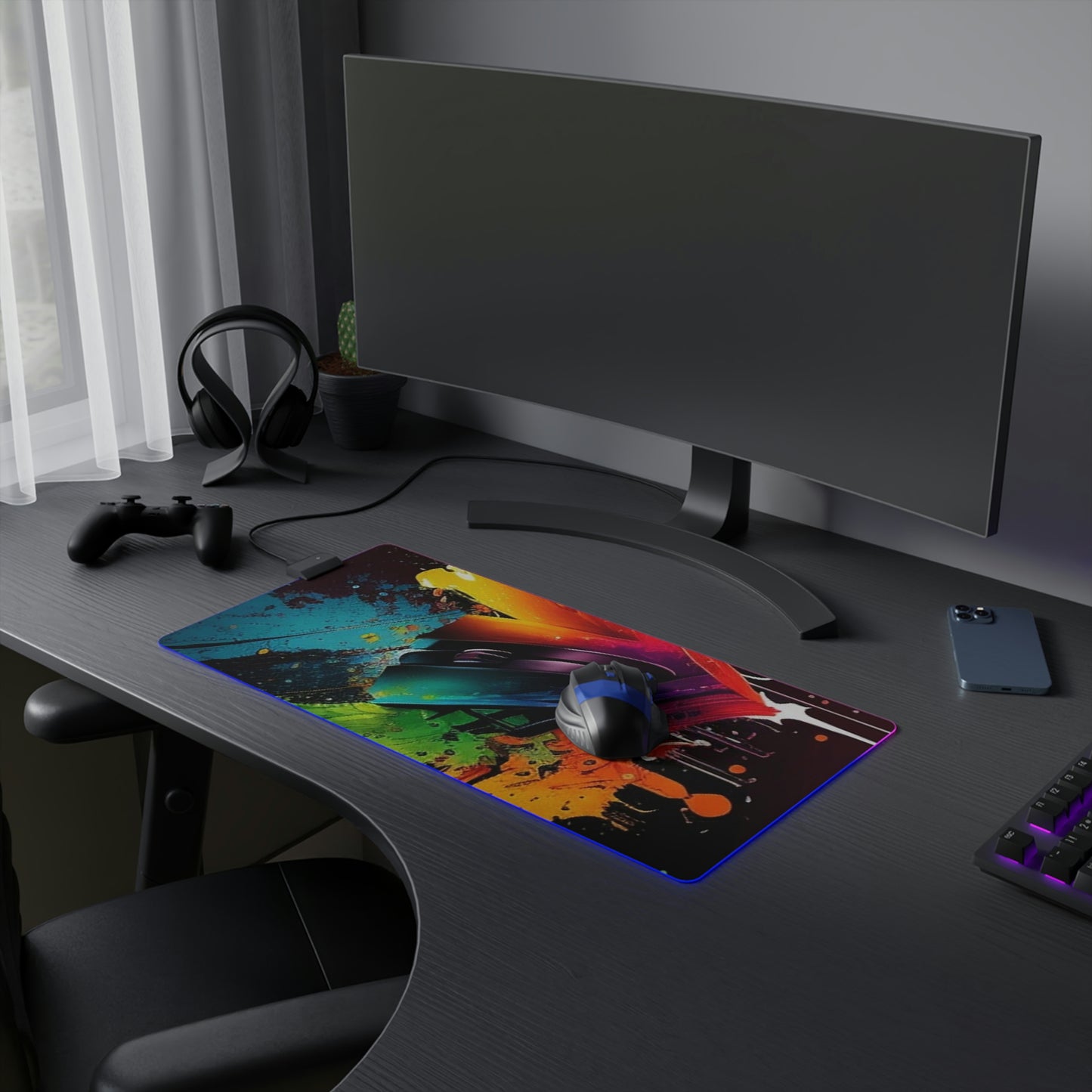 LED Gaming Mouse Pad Mouse Pad Gaming 4