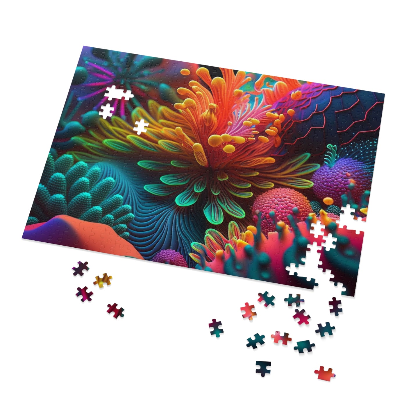 Jigsaw Puzzle (30, 110, 252, 500,1000-Piece) Ocean Life Macro 3