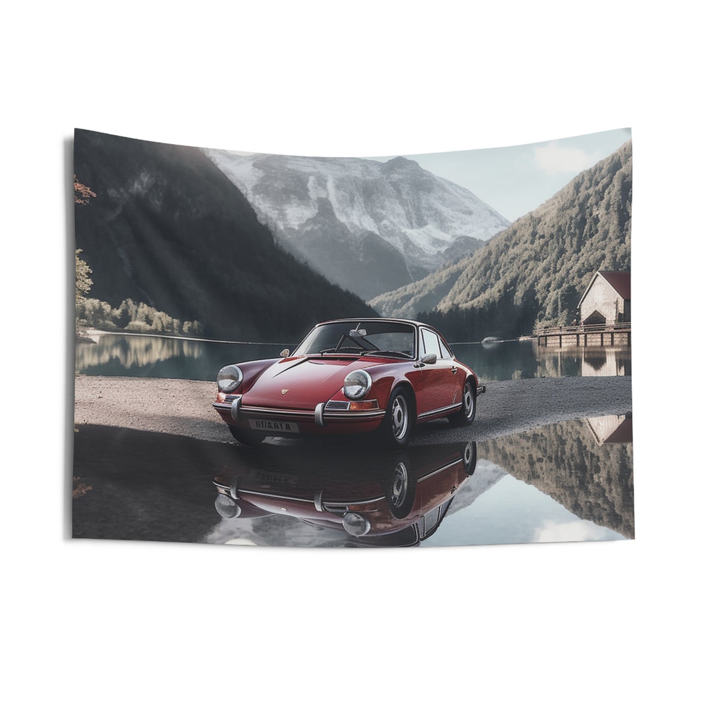 Indoor Wall Tapestries Porsche Lake 4
