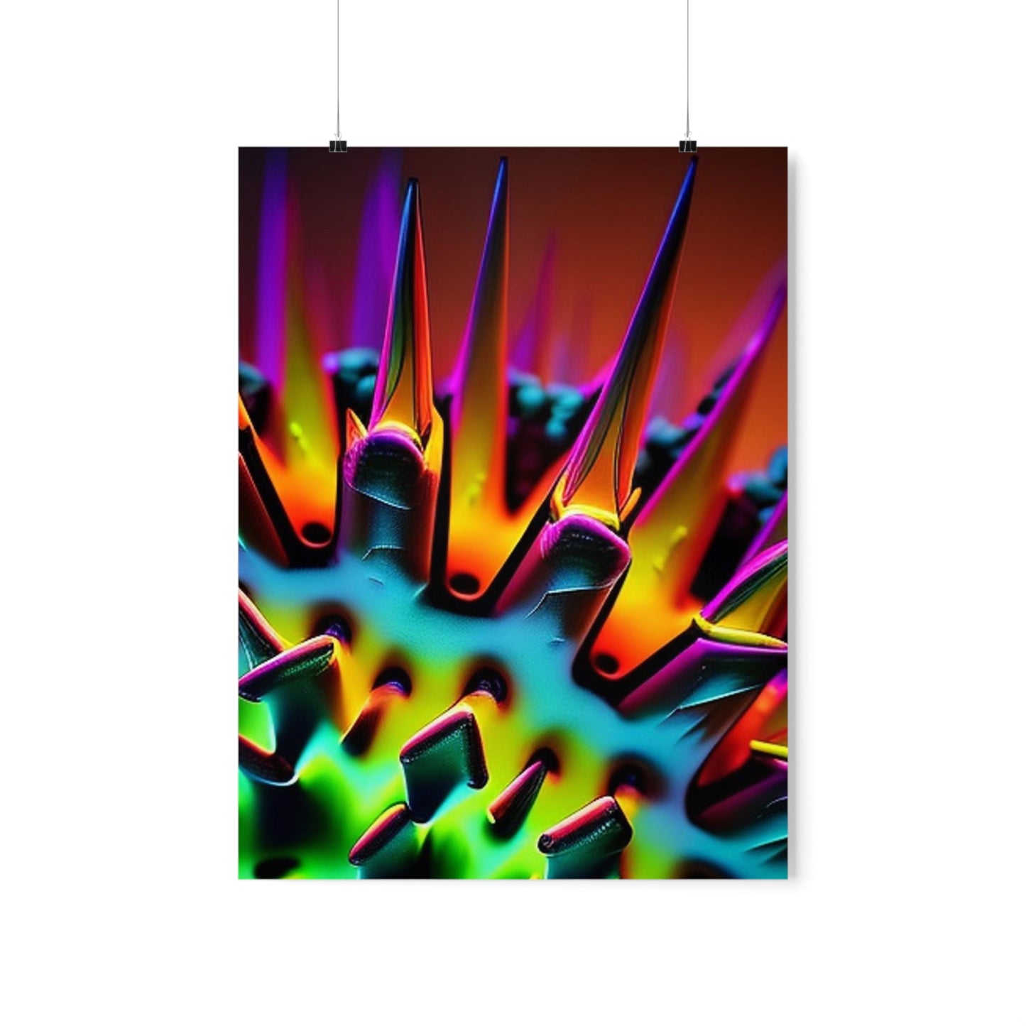 posters  Macro Neon Spike 4