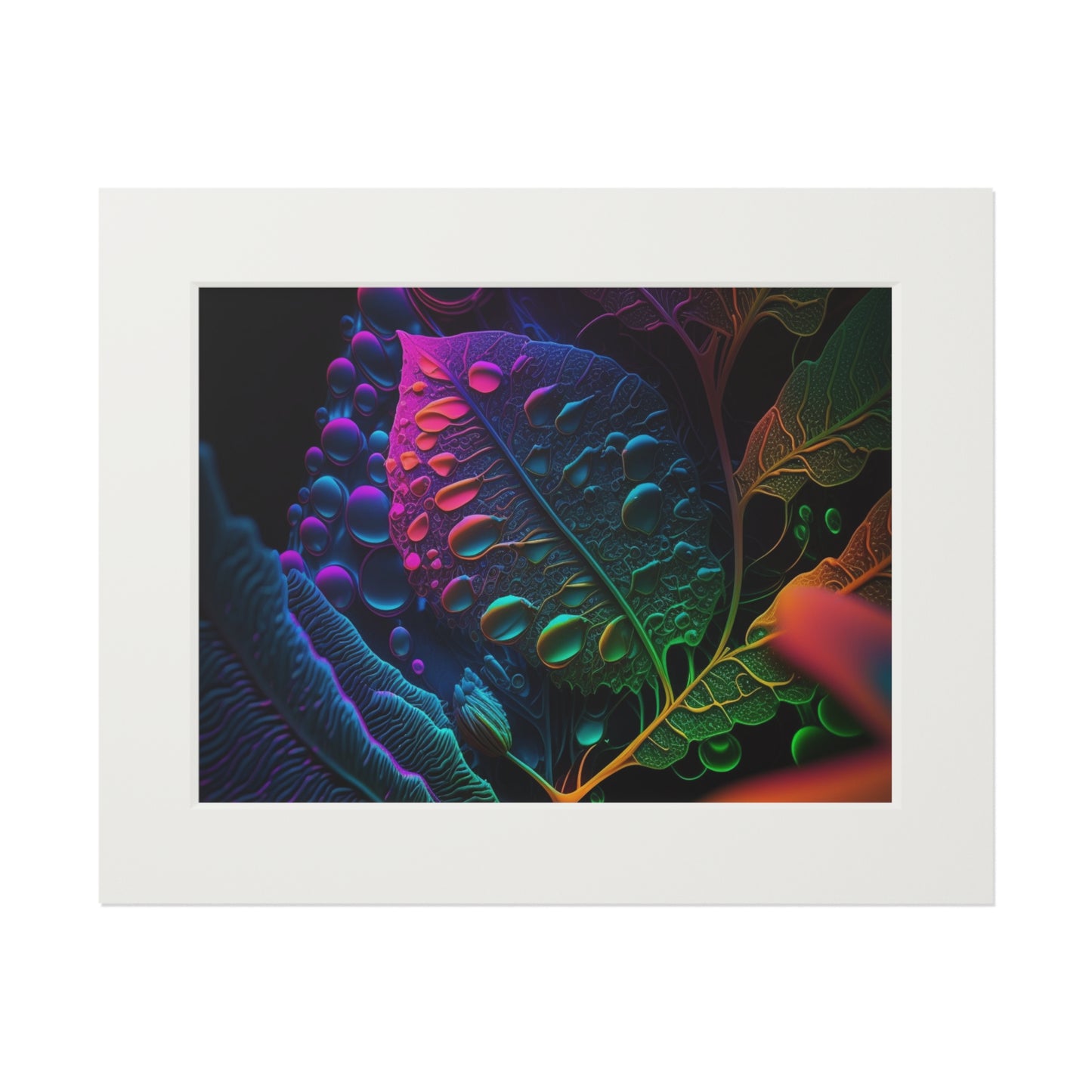 Fine Art Prints (Passepartout Paper Frame) Macro Florescent 3