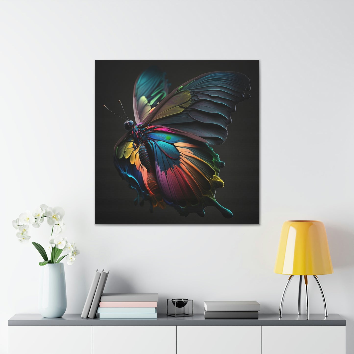Abstract butterfly bright