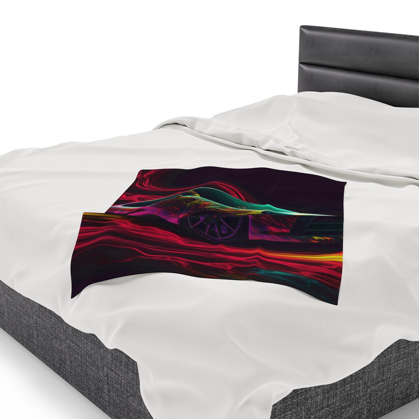 Velveteen Plush Blanket Porsche Flair 1