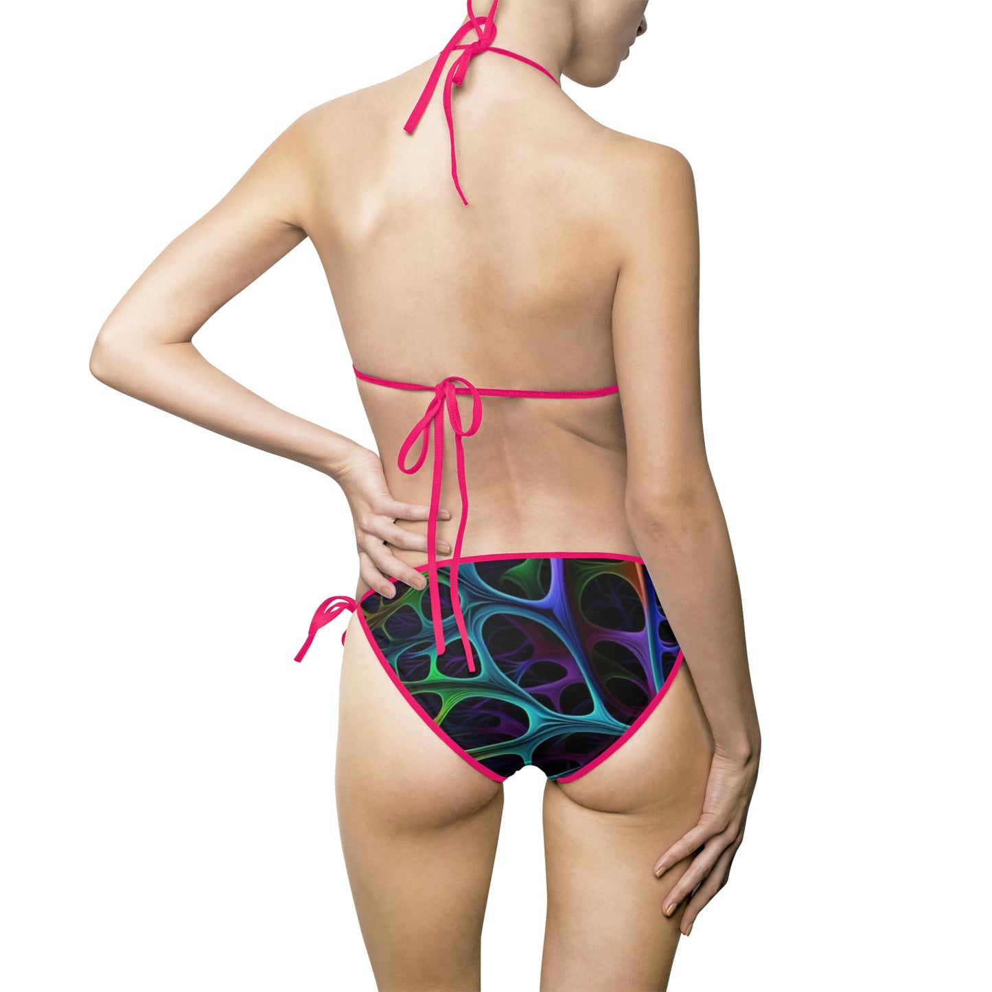 Women's Bikini Swimsuit (AOP) Color Brain 1