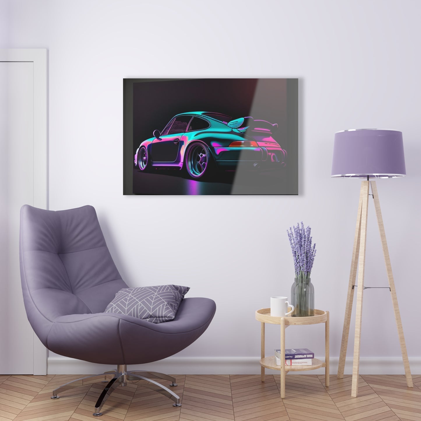 Acrylic Prints Porsche Purple 1