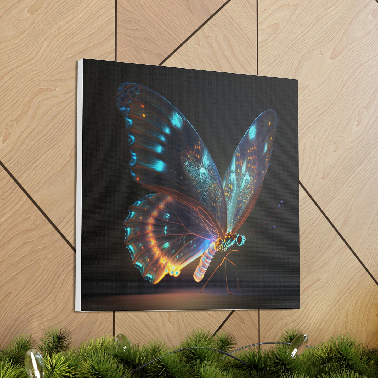 Butterfly neon glow