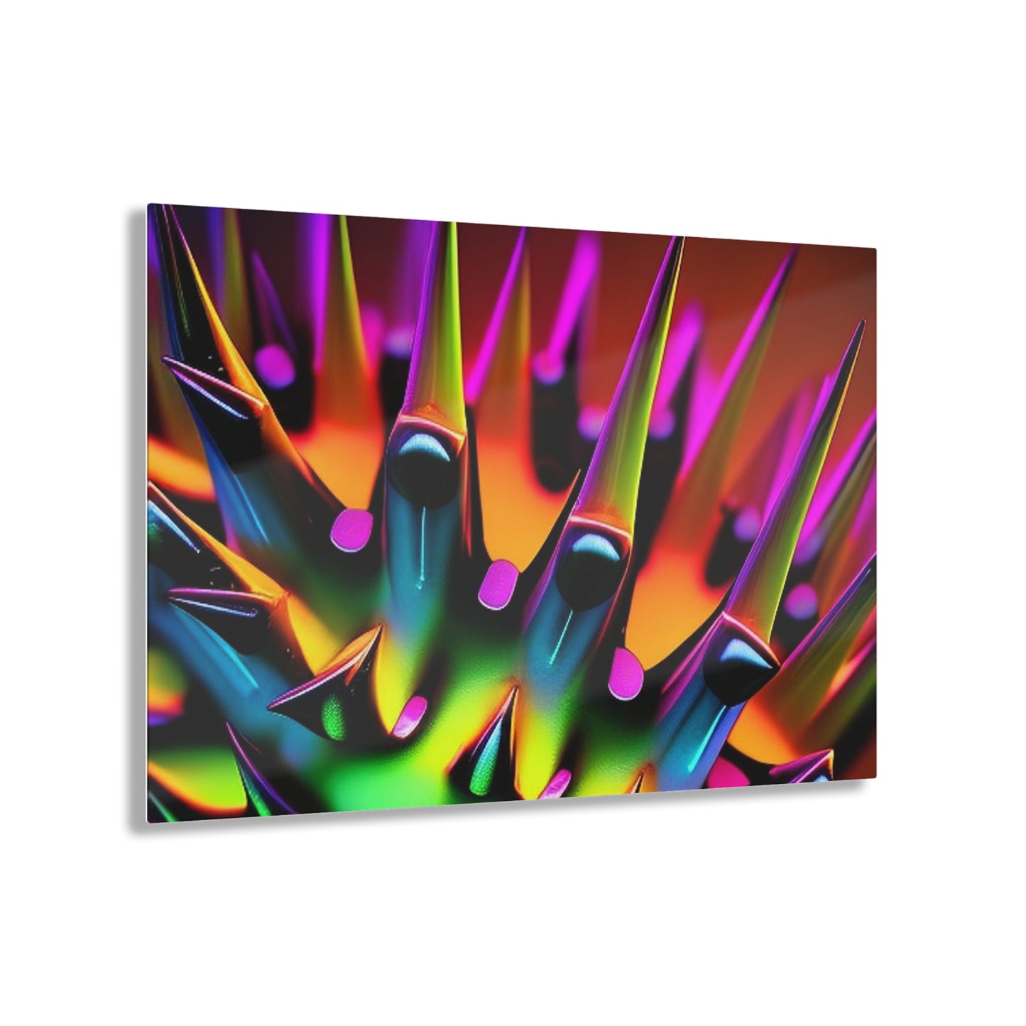 Acrylic Prints Macro Neon Spike 1