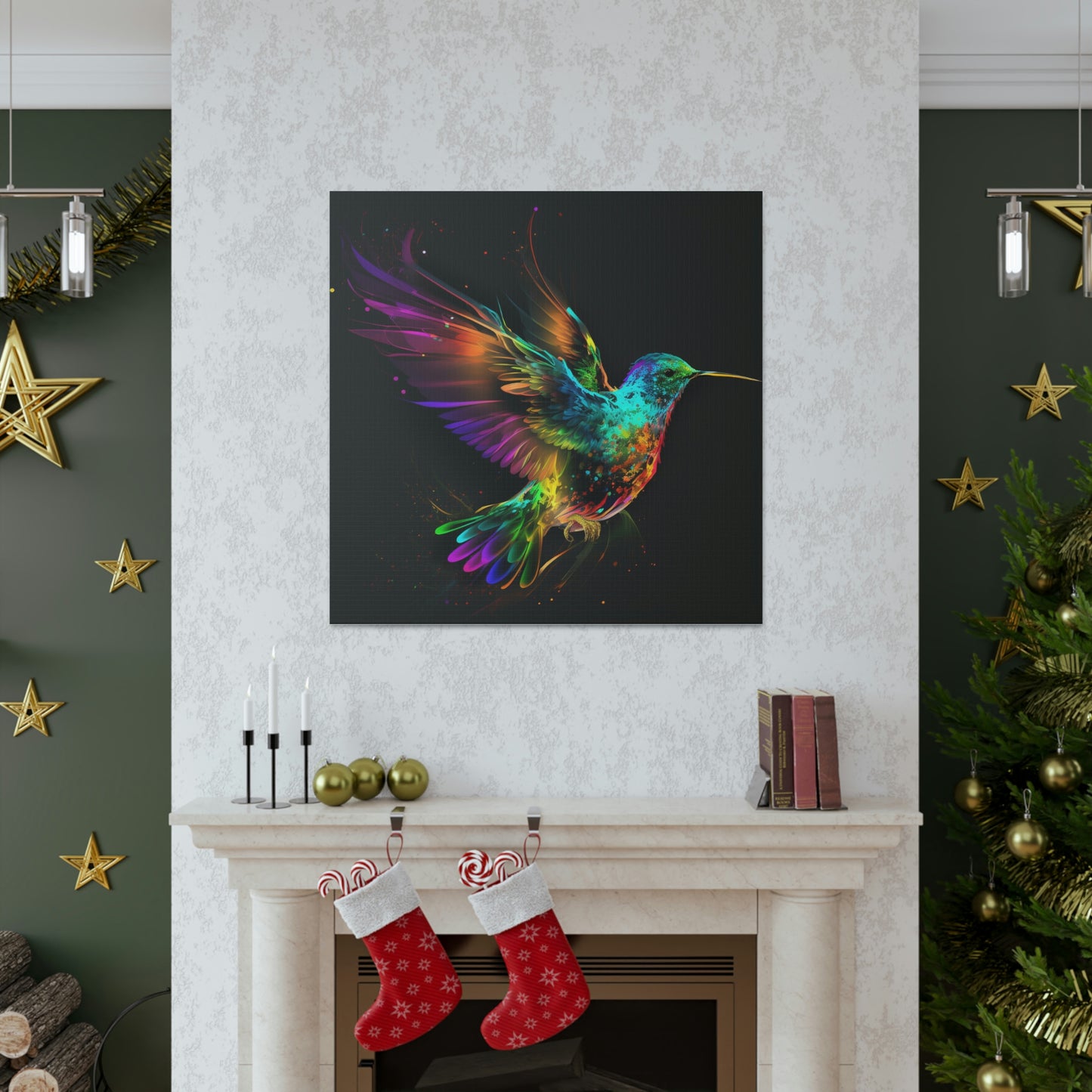 Hummingbird florescent glow