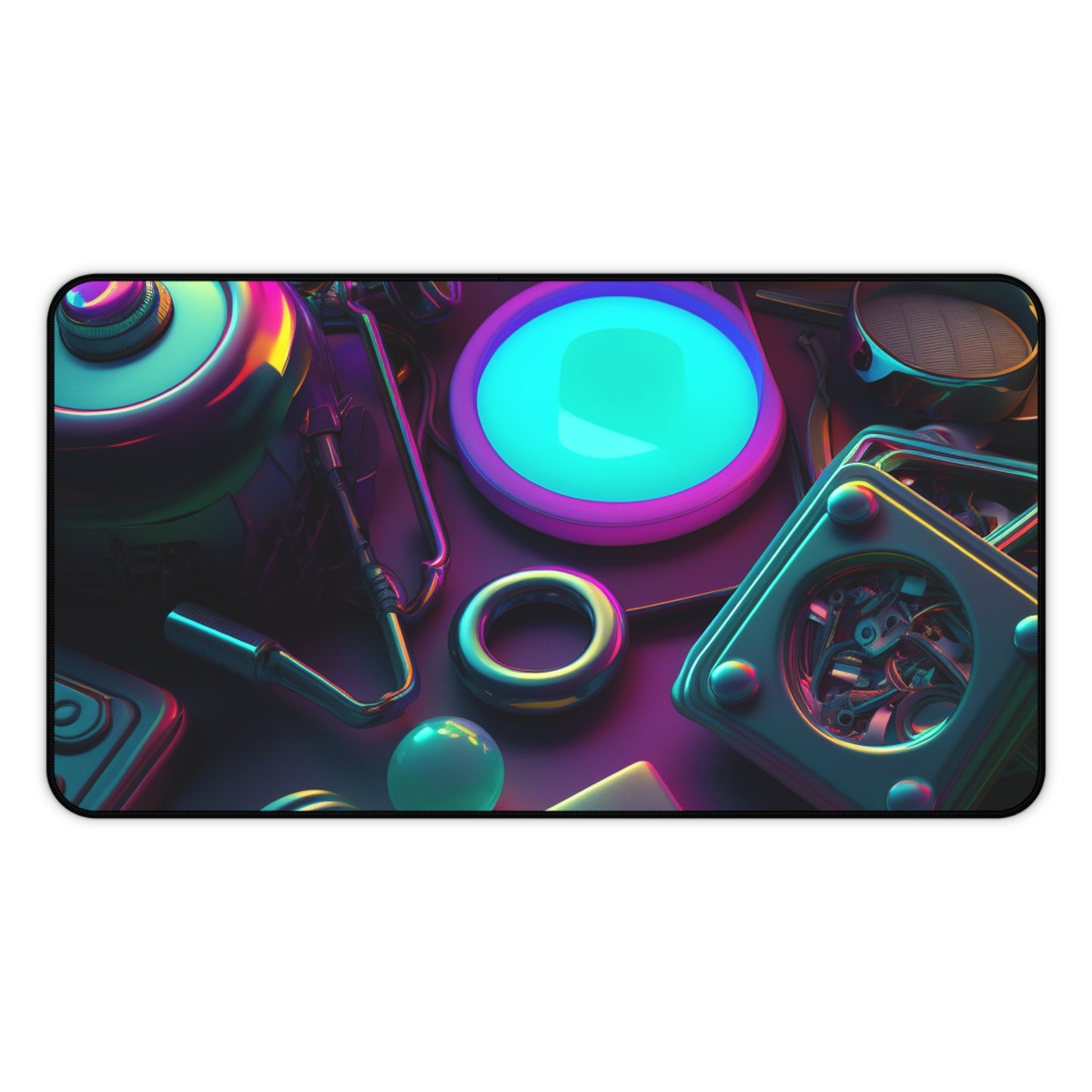 Desk Mat Neon Glow 4