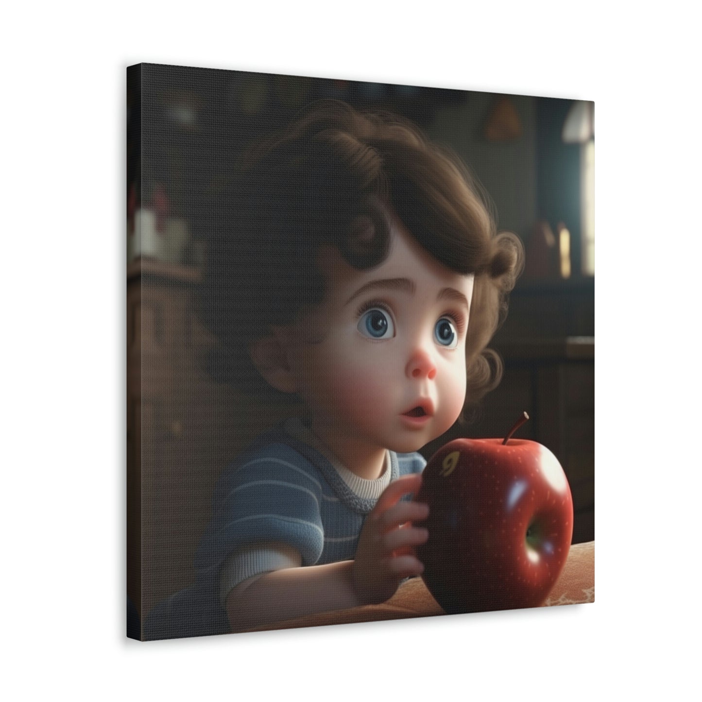 Canvas Gallery Wraps Girl Apple 4