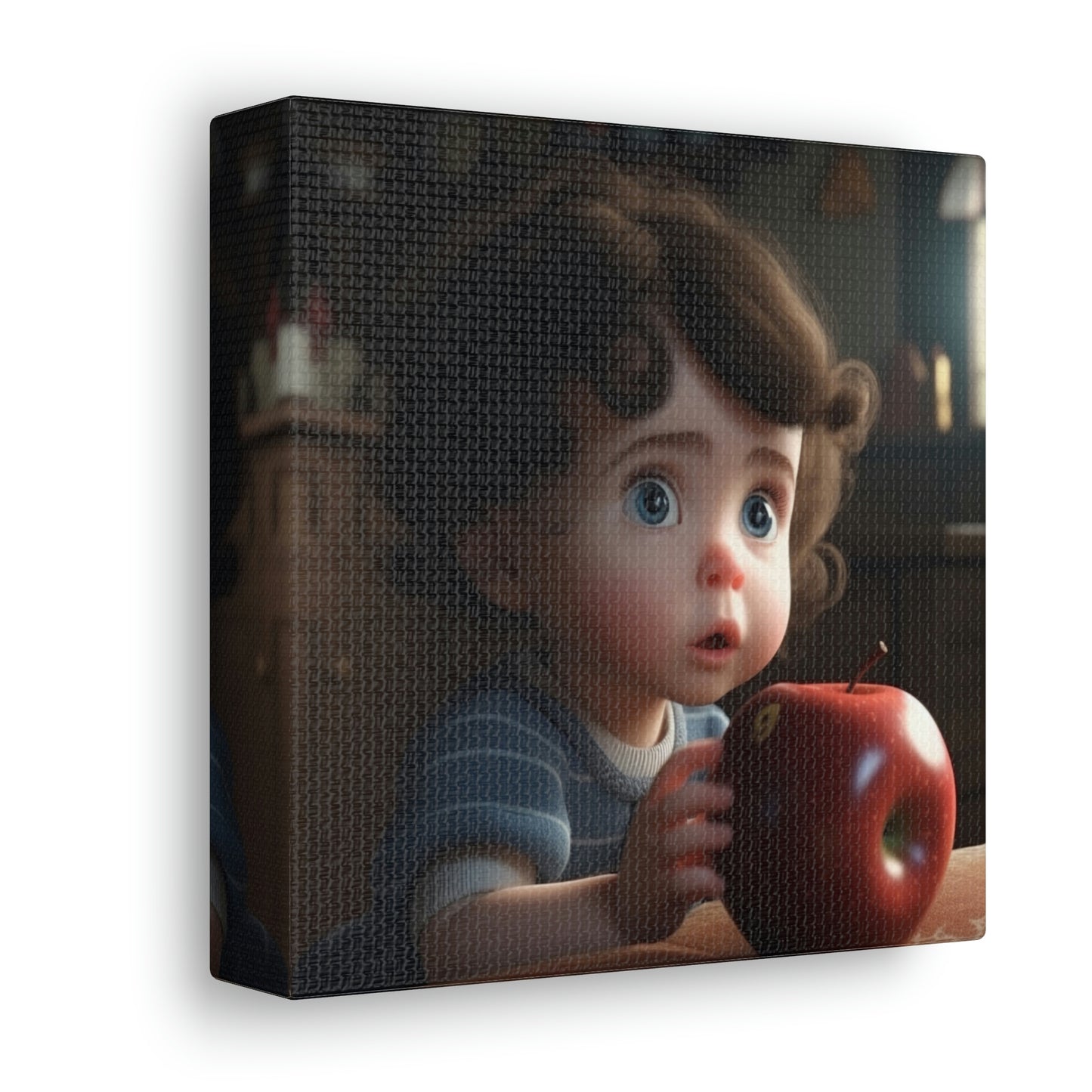 Canvas Gallery Wraps Girl Apple 4