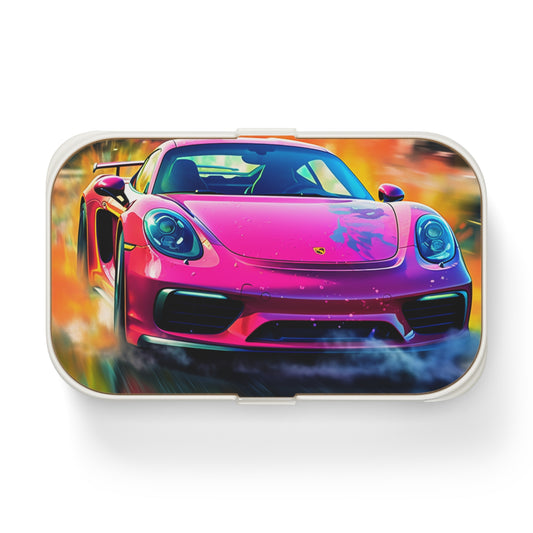 Bento Lunch Box Pink Porsche water fusion 4