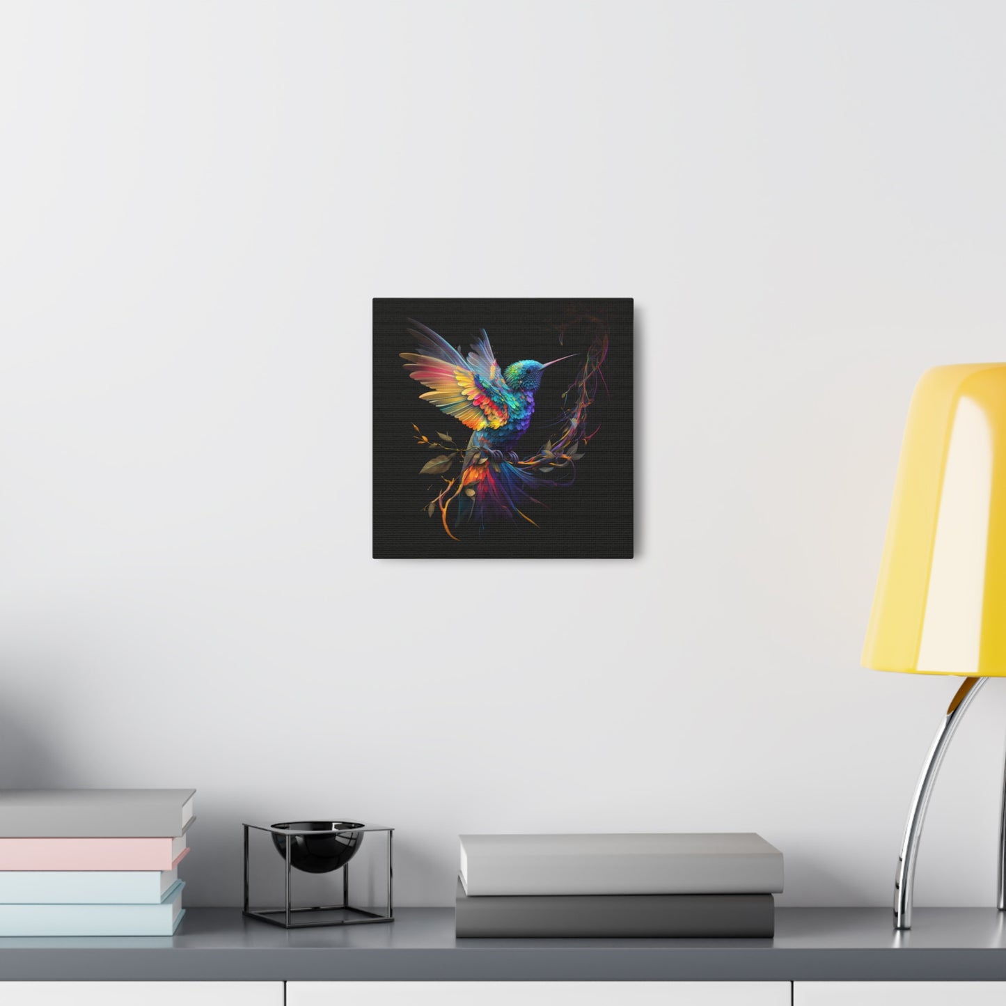 Colorful hummingbird flair