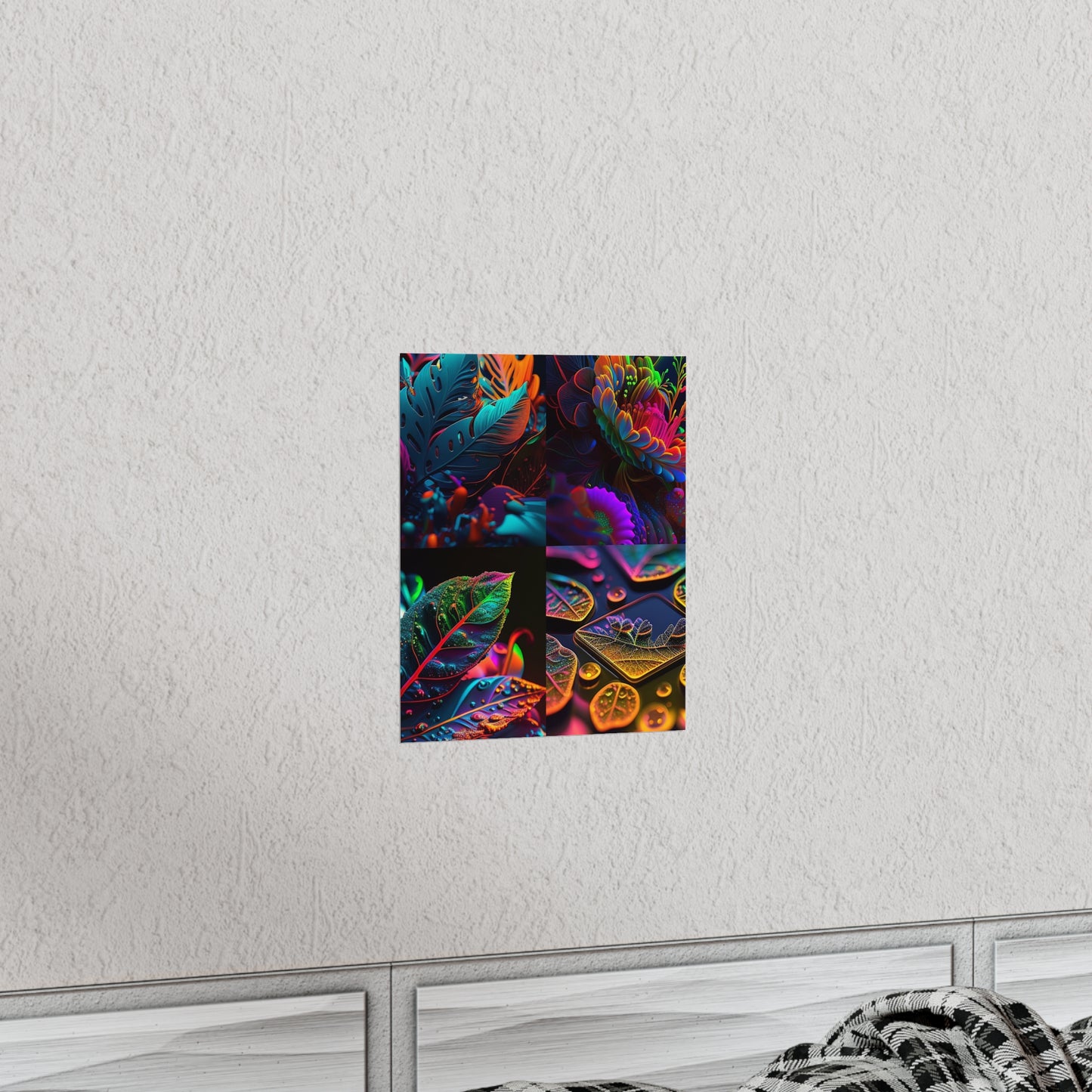 Premium Matte Vertical Posters Macro Florescent 5