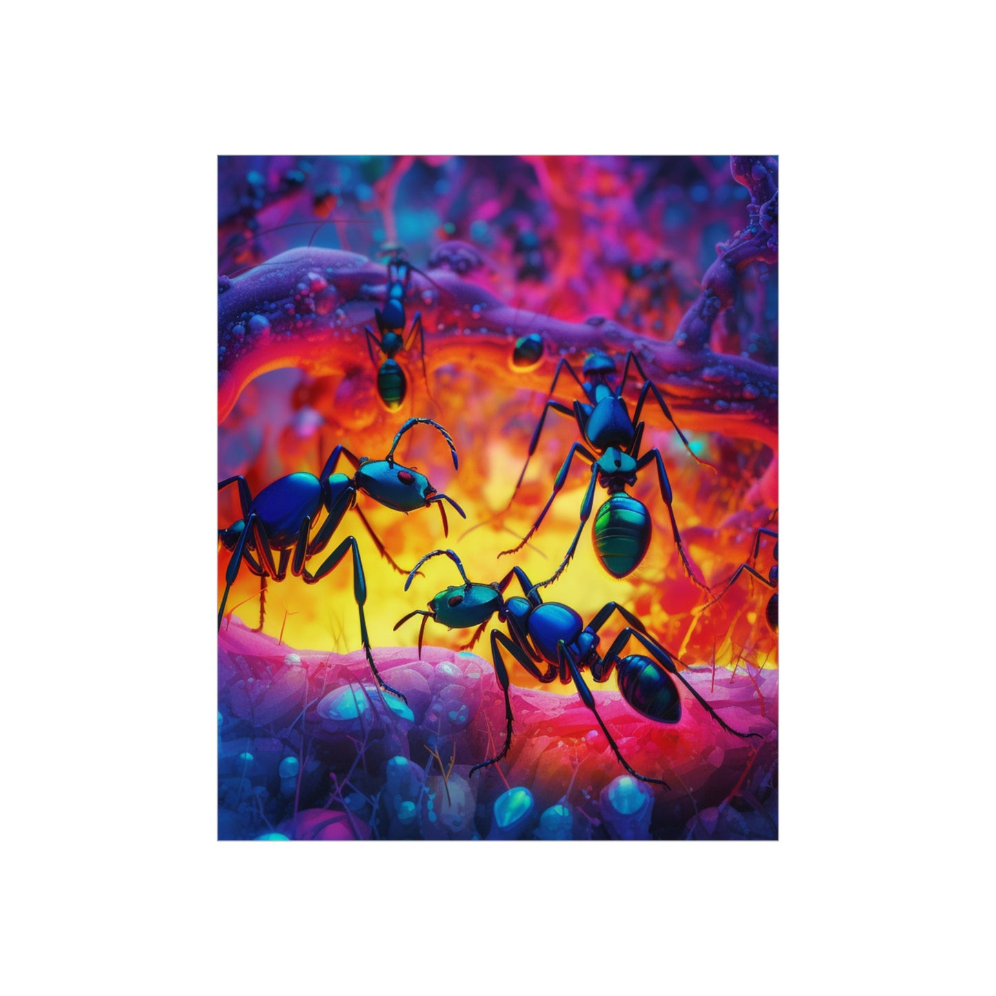 Premium Matte Vertical Posters Ants Home 3