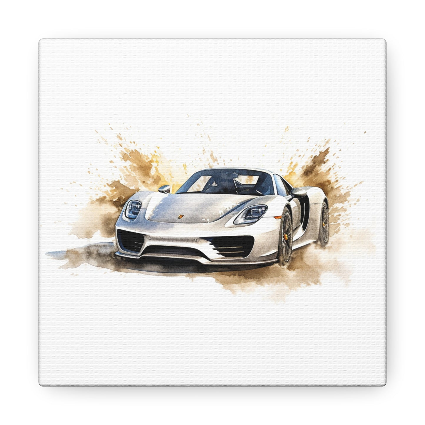 Canvas Gallery Wraps 918 Spyder with white background driving fast on water 2