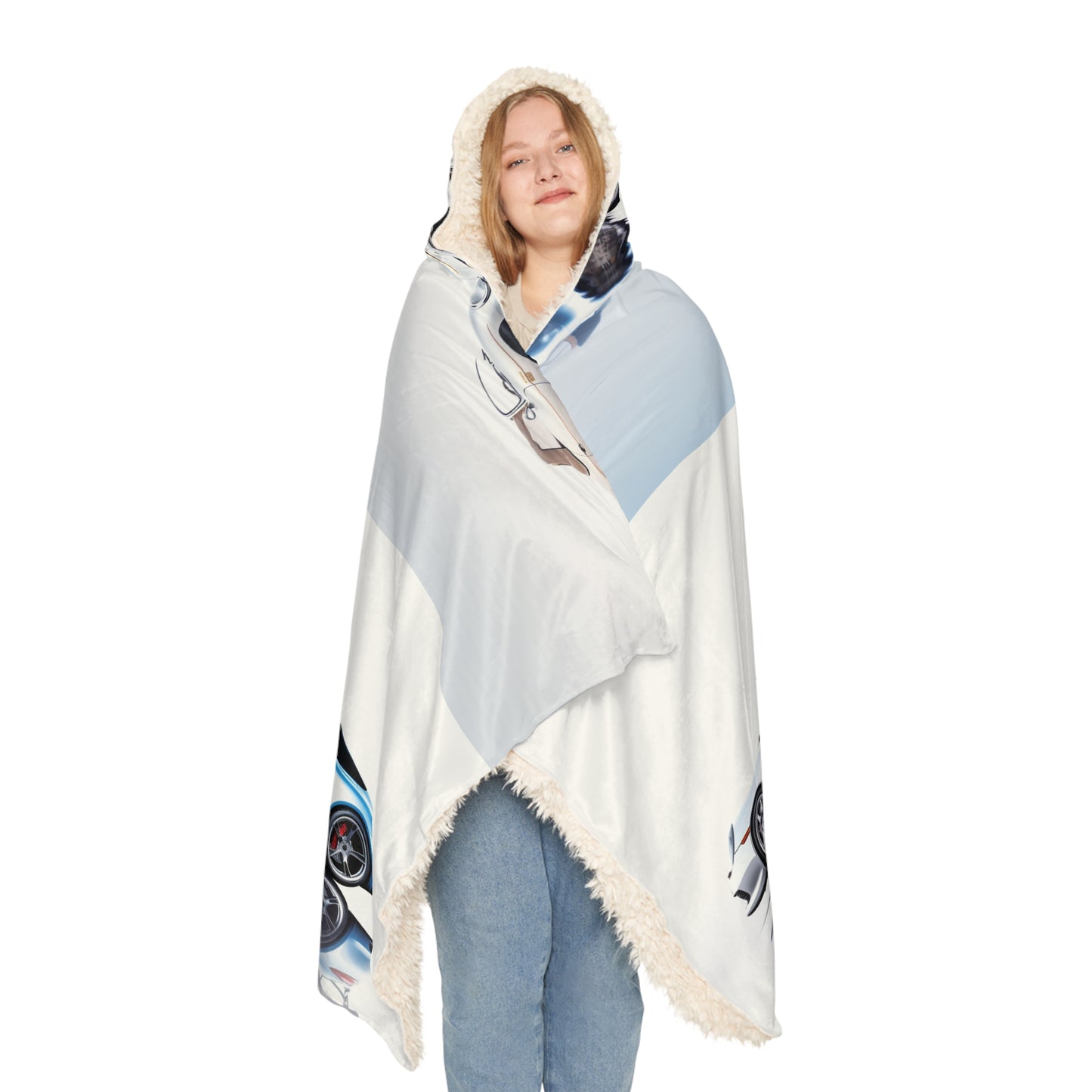 Snuggle Hooded Blanket 911 Speedster on water 5