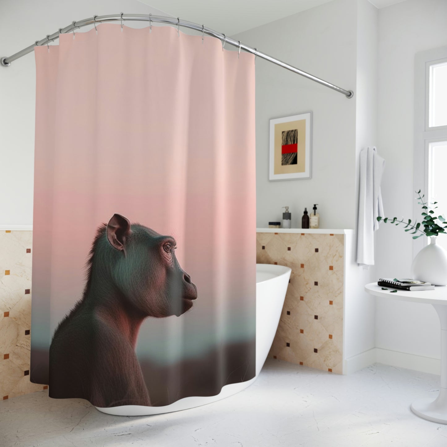 Polyester Shower Curtain desert bliss 2