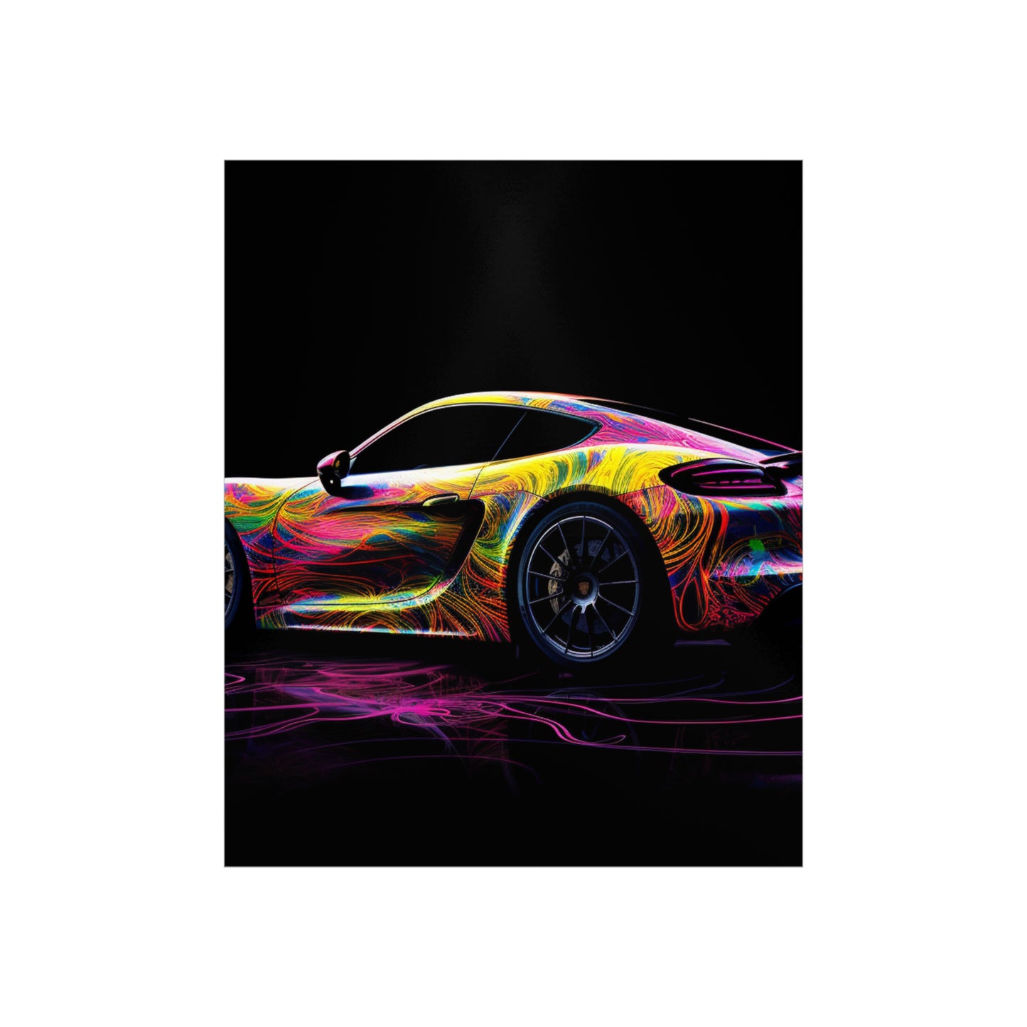 Premium Matte Vertical Posters Porsche Flair 4