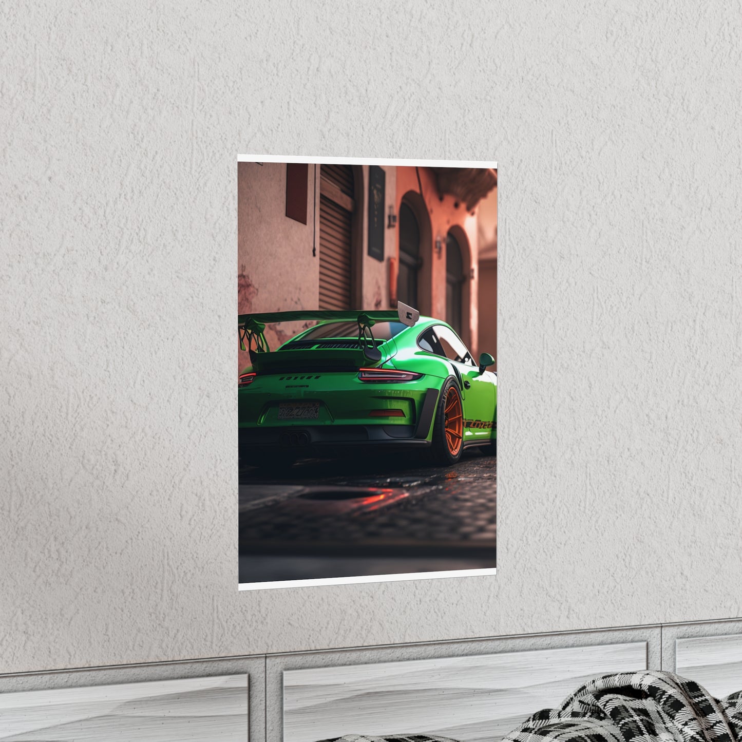 Premium Matte Vertical Posters porsche 911 gt3 1