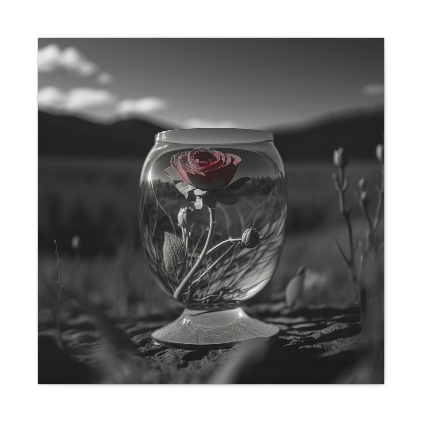 Rose Red Glass 5