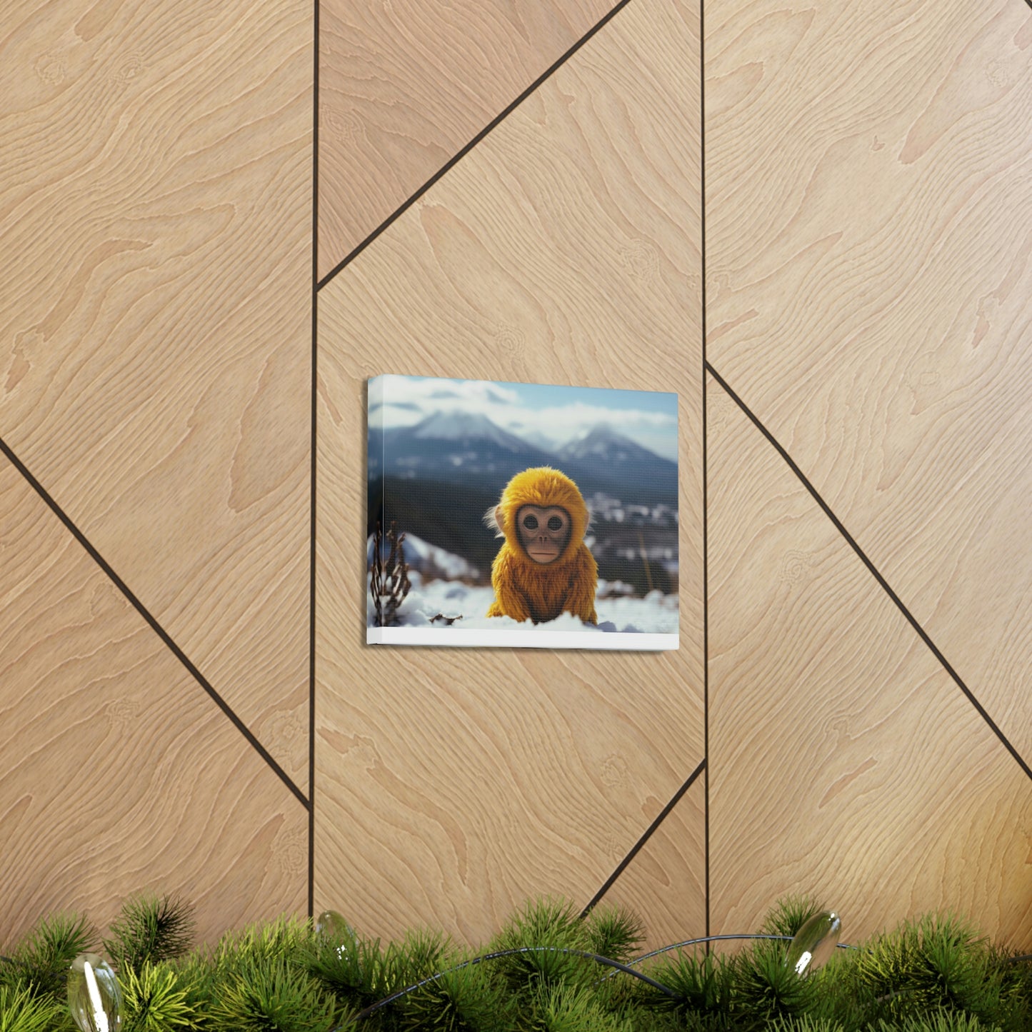 Canvas Gallery Wraps Yellow Monkey 3