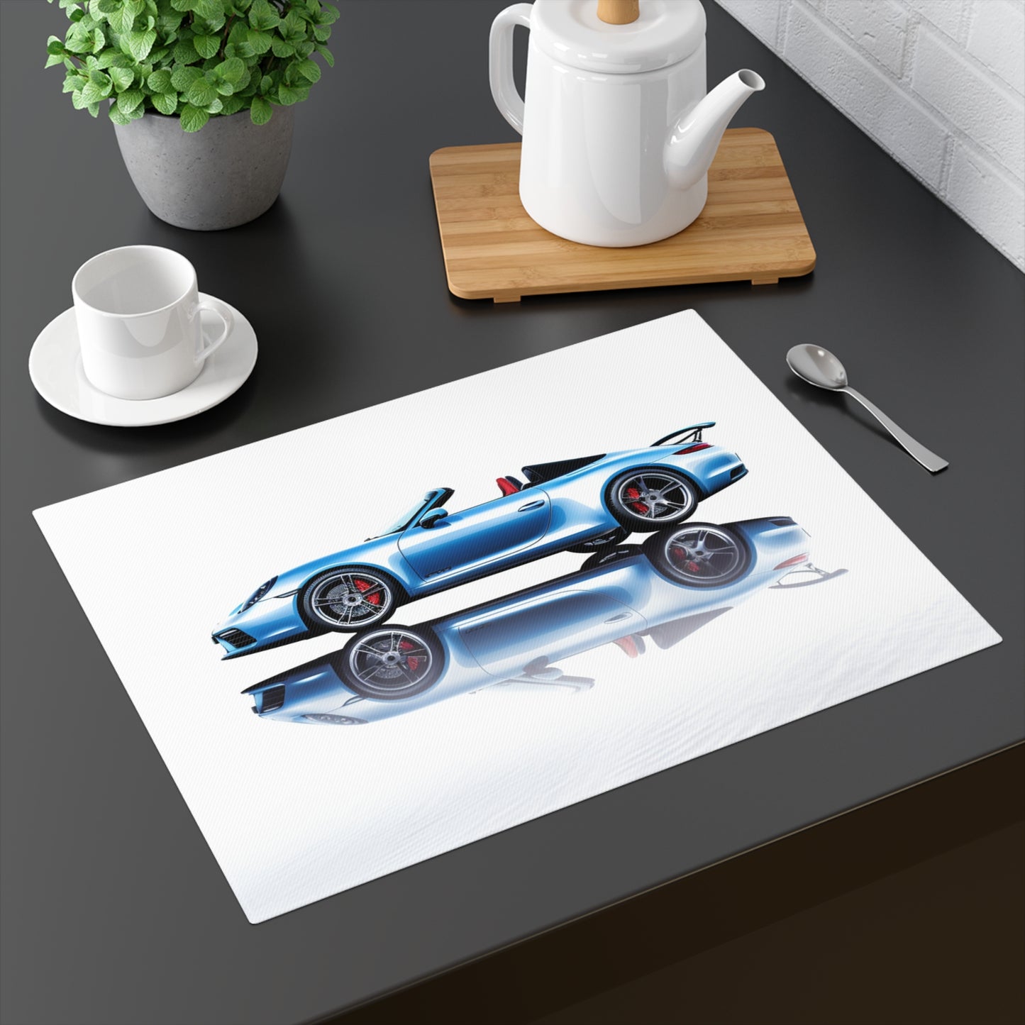 Placemat, 1pc 911 Speedster on water 4