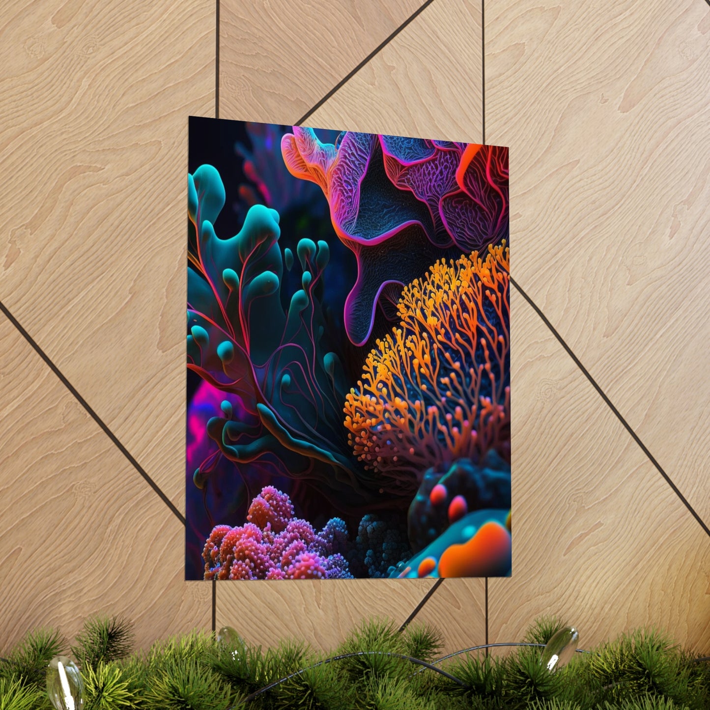 Premium Matte Vertical Posters Ocean Life Macro 2