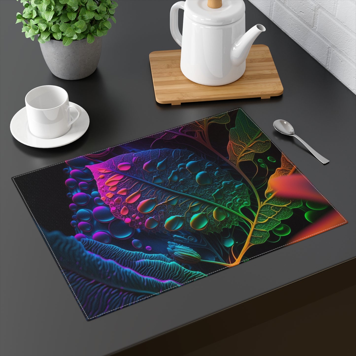 Placemat, 1pc Macro Reef Florescent 4