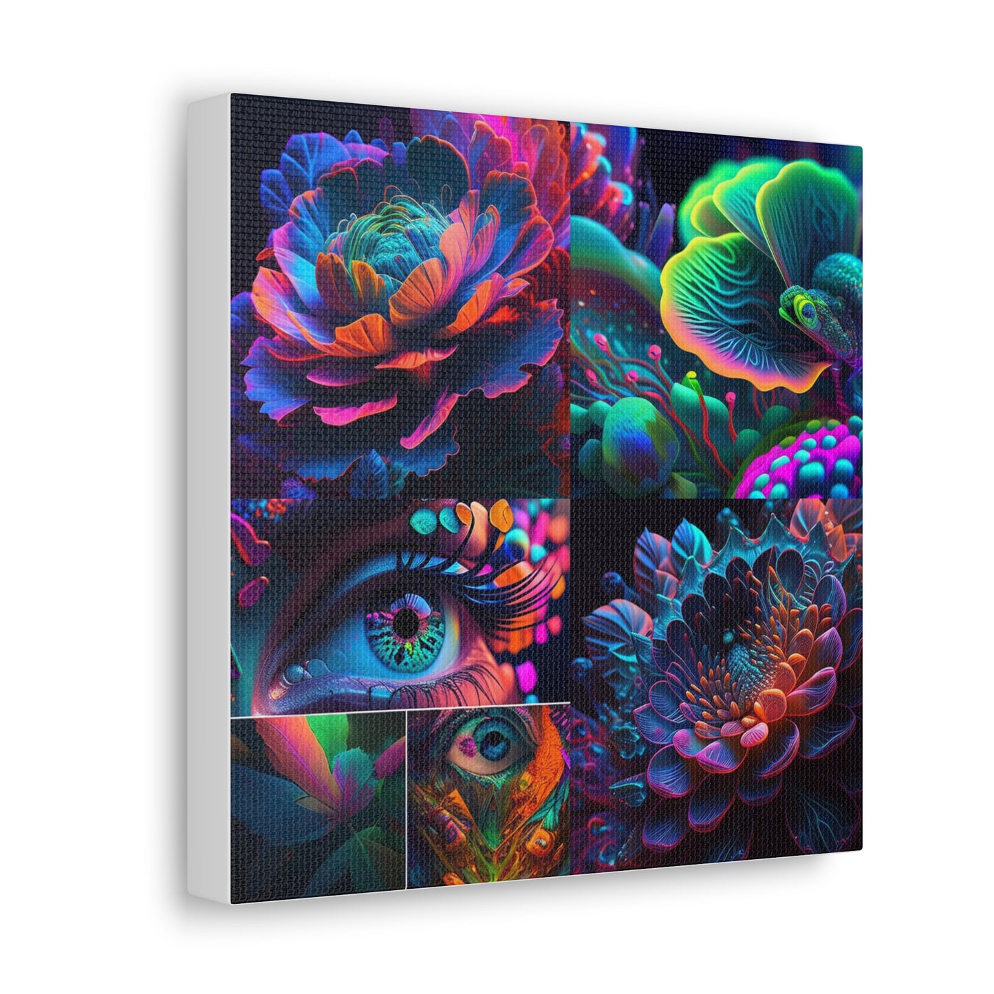 Canvas Gallery Wraps Neon Florescent Glow