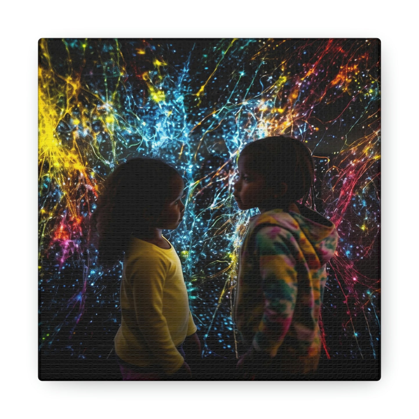 Canvas Gallery Wraps Kid Color Rain 2