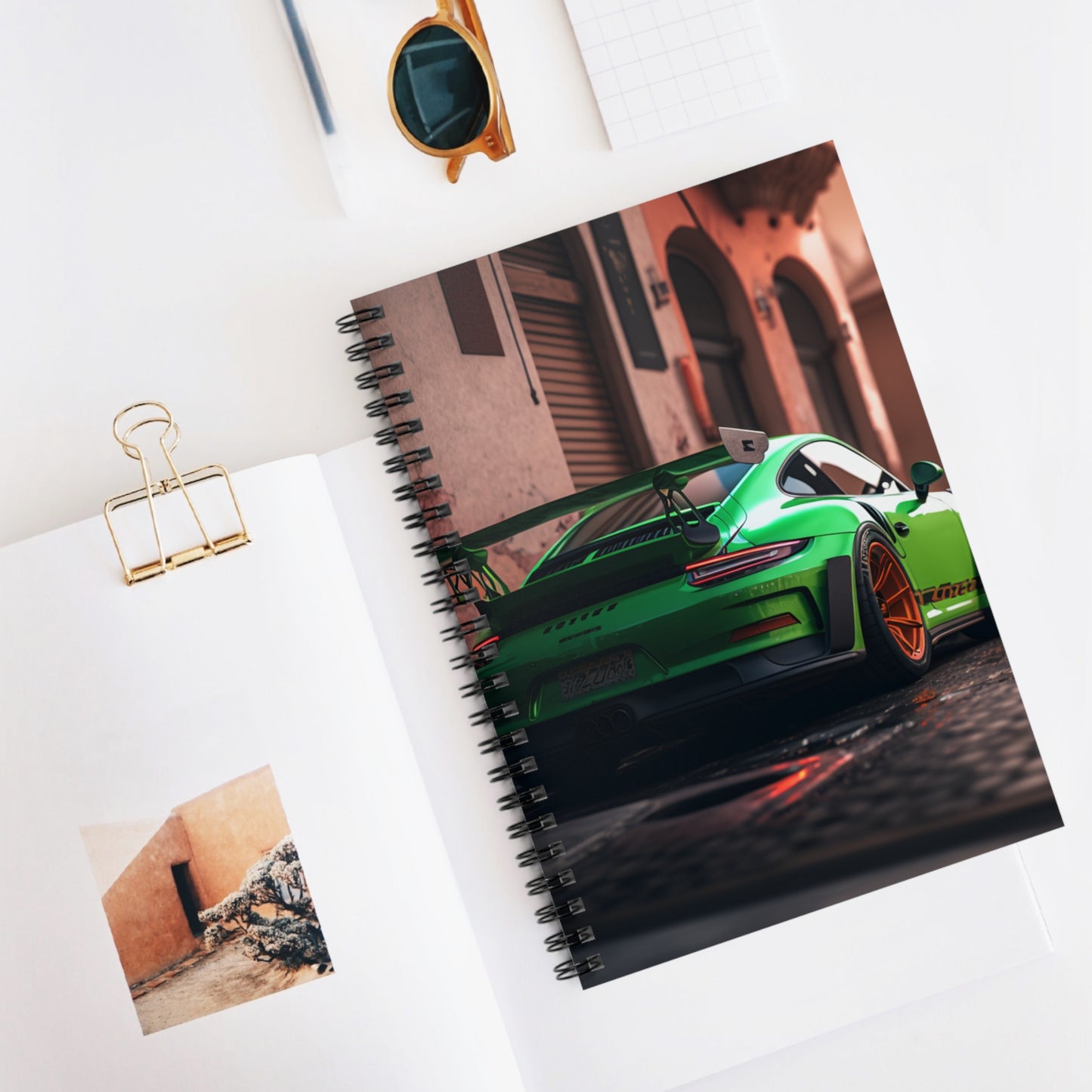 Spiral Notebook - Ruled Line porsche 911 gt3 1