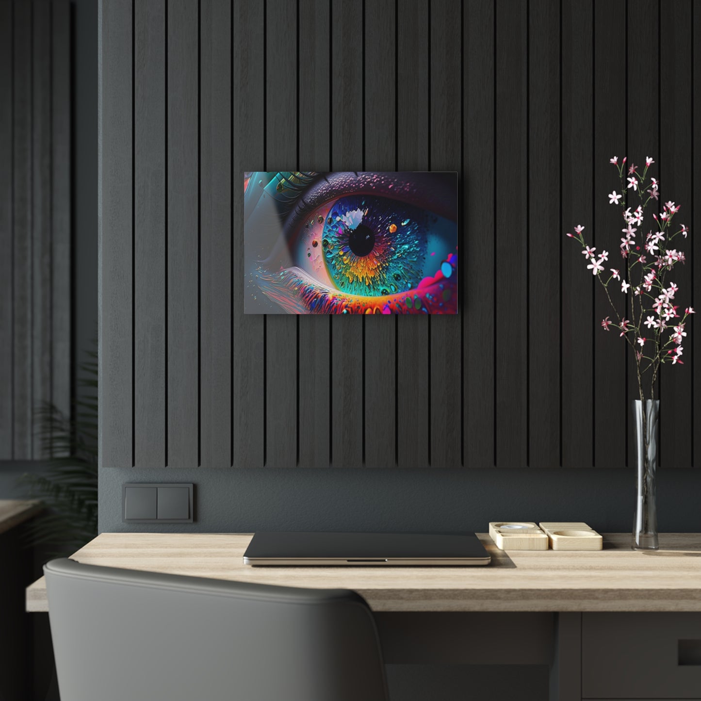 Acrylic Prints Macro Eye Photo 3