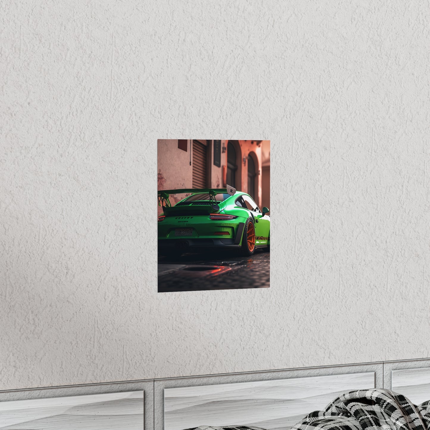 Premium Matte Vertical Posters porsche 911 gt3 1