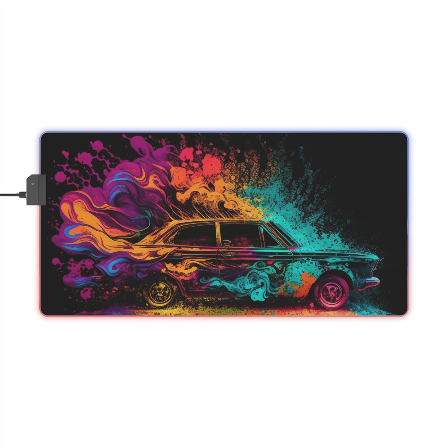 LED Gaming Mouse Pad Hotrod Color 3