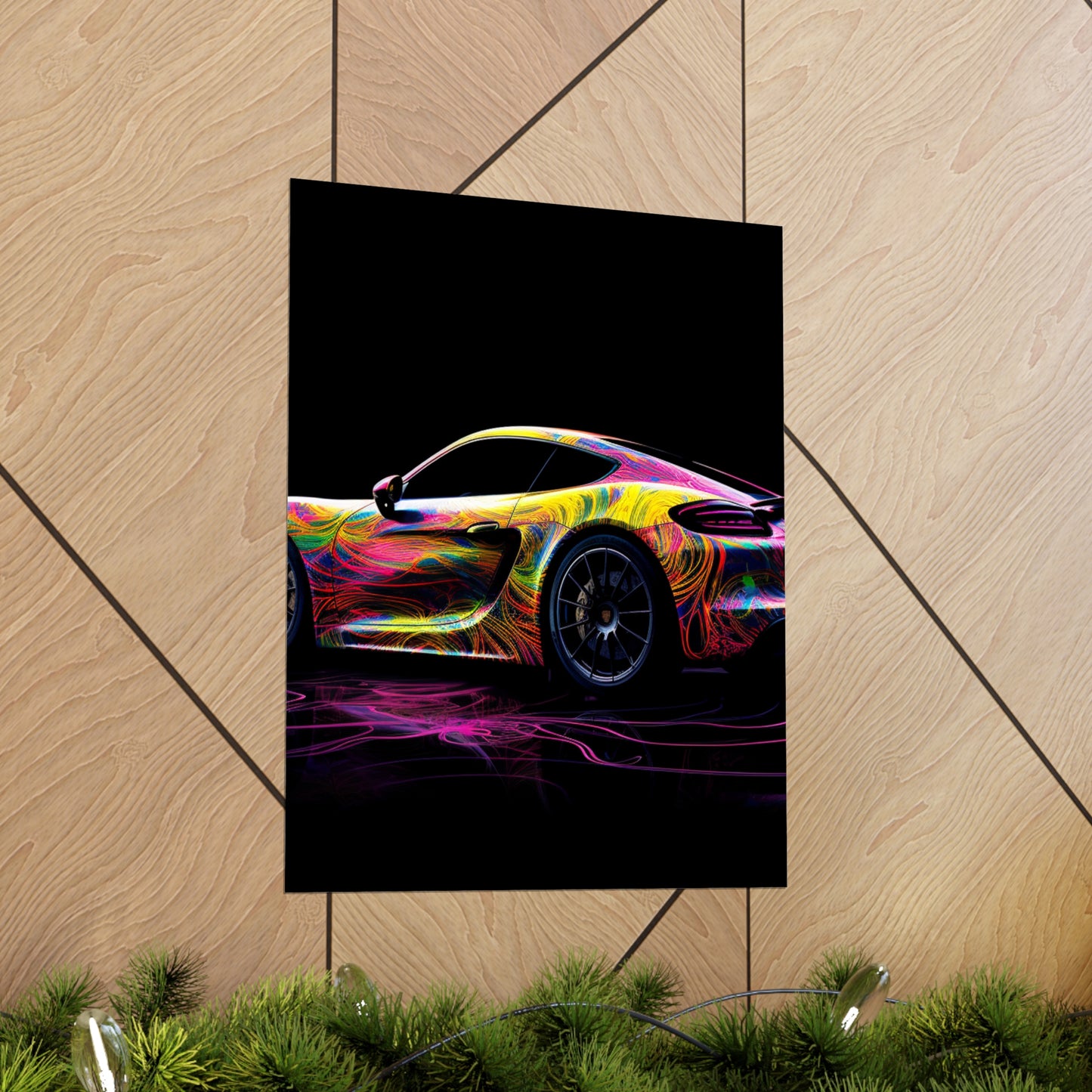 Premium Matte Vertical Posters Porsche Flair 4