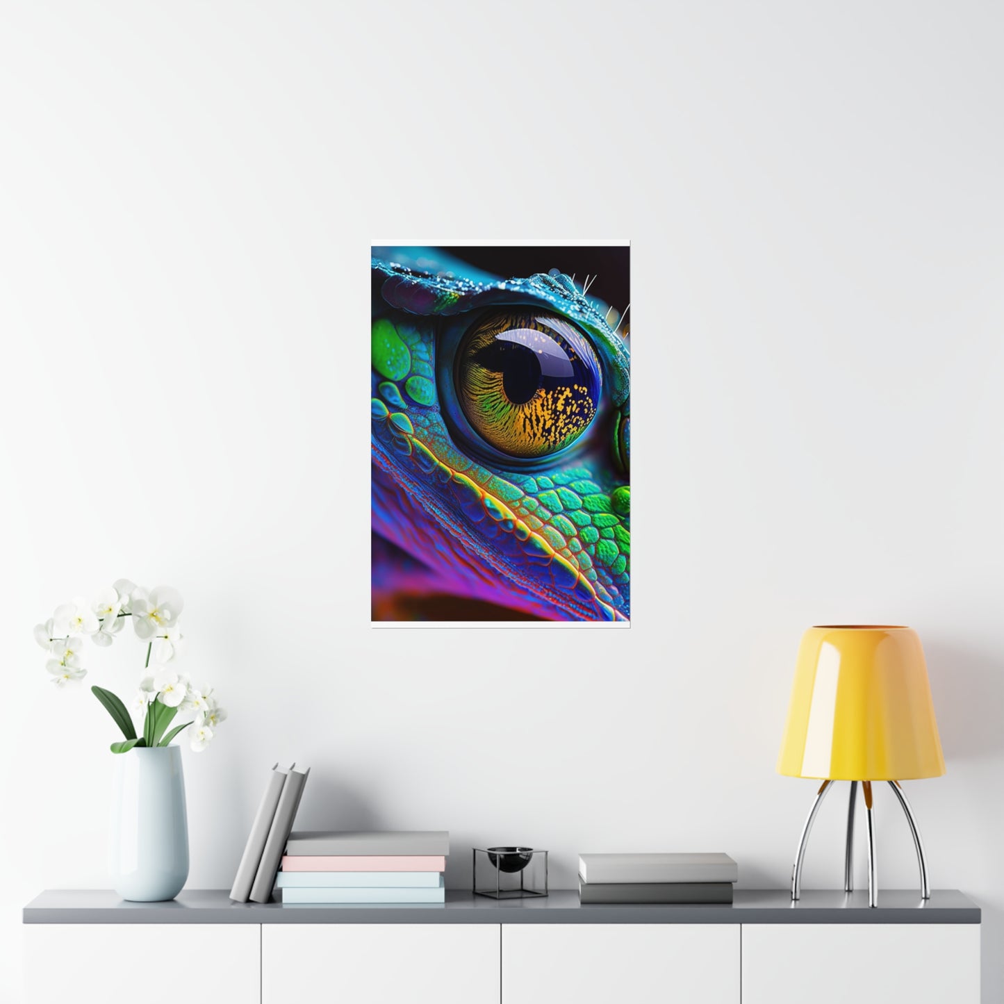 Premium Matte Vertical Posters Macro Eye Photo 4