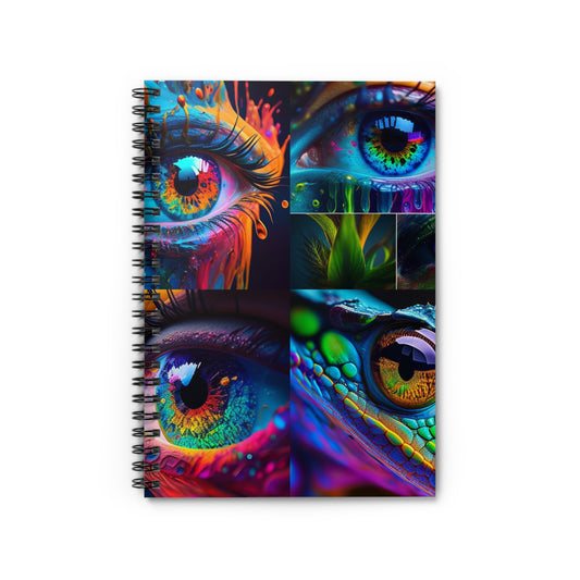 Spiral Notebook - Ruled Line Macro Eye Photo 5