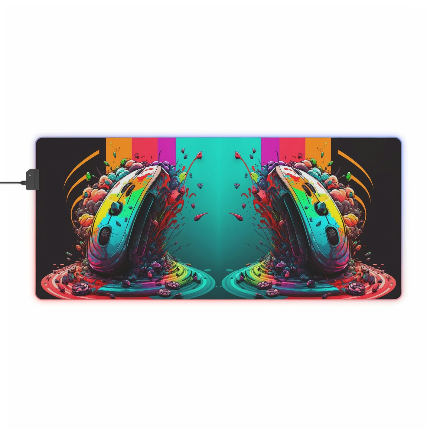 LED Gaming Mouse Pad Gaming Mouse 2