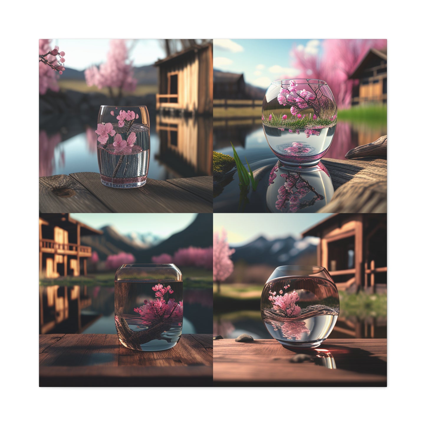 Canvas Gallery Wraps Cherry Blossom 5
